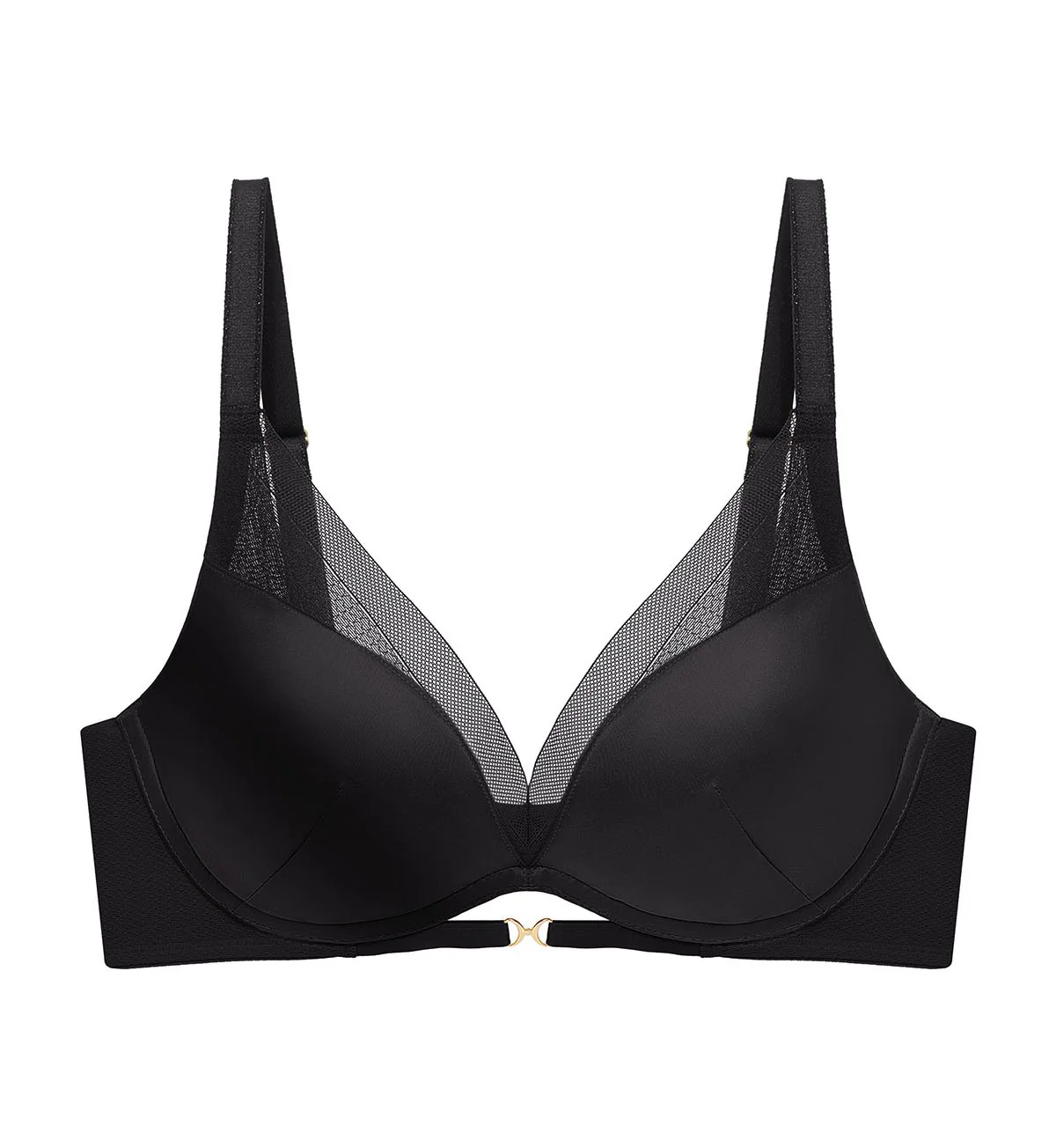All Day Silk Non-Wired Push Up Deep V Bra
