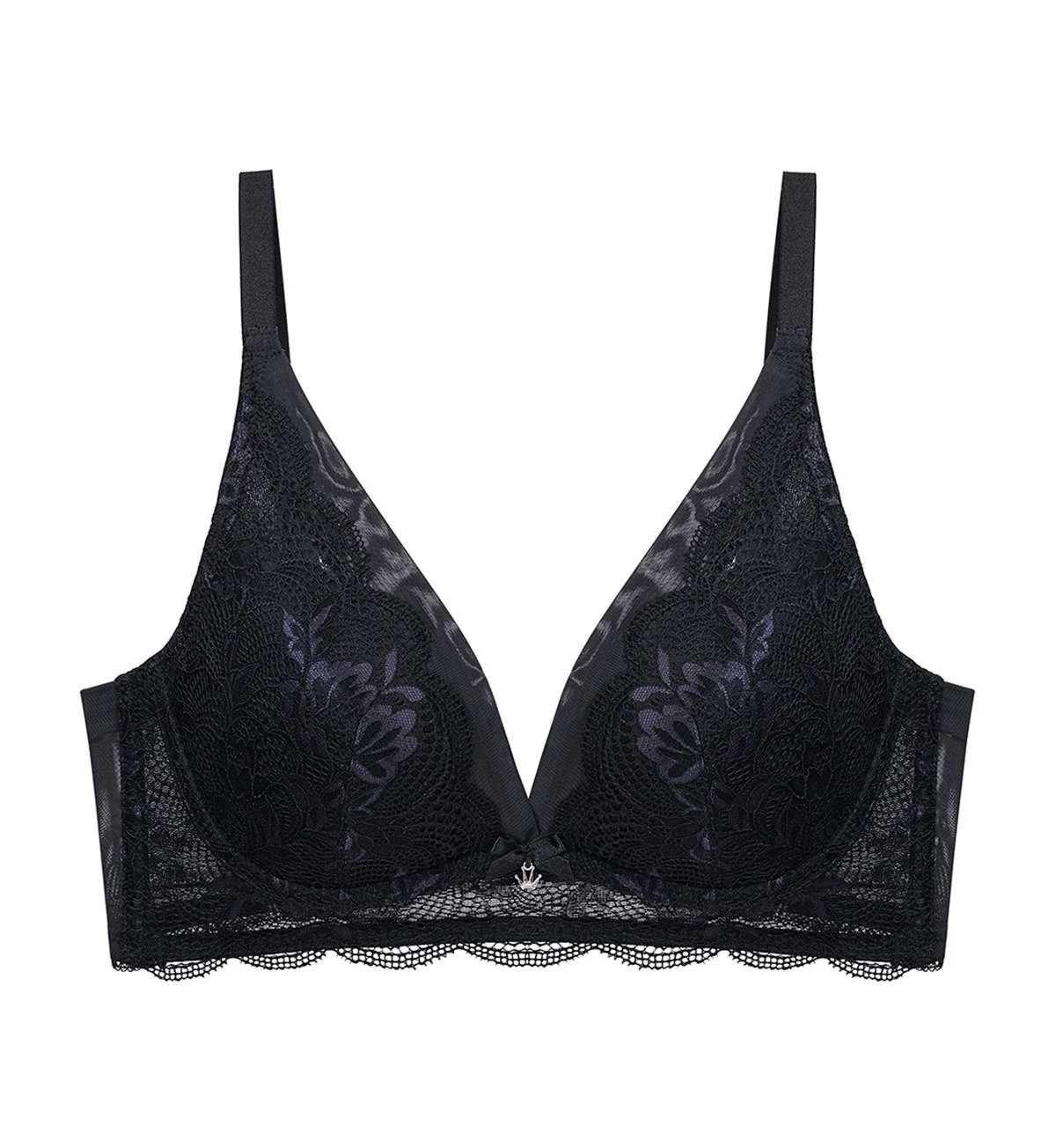 Aqua Freesia Deep V Non Wired Push Up Bra