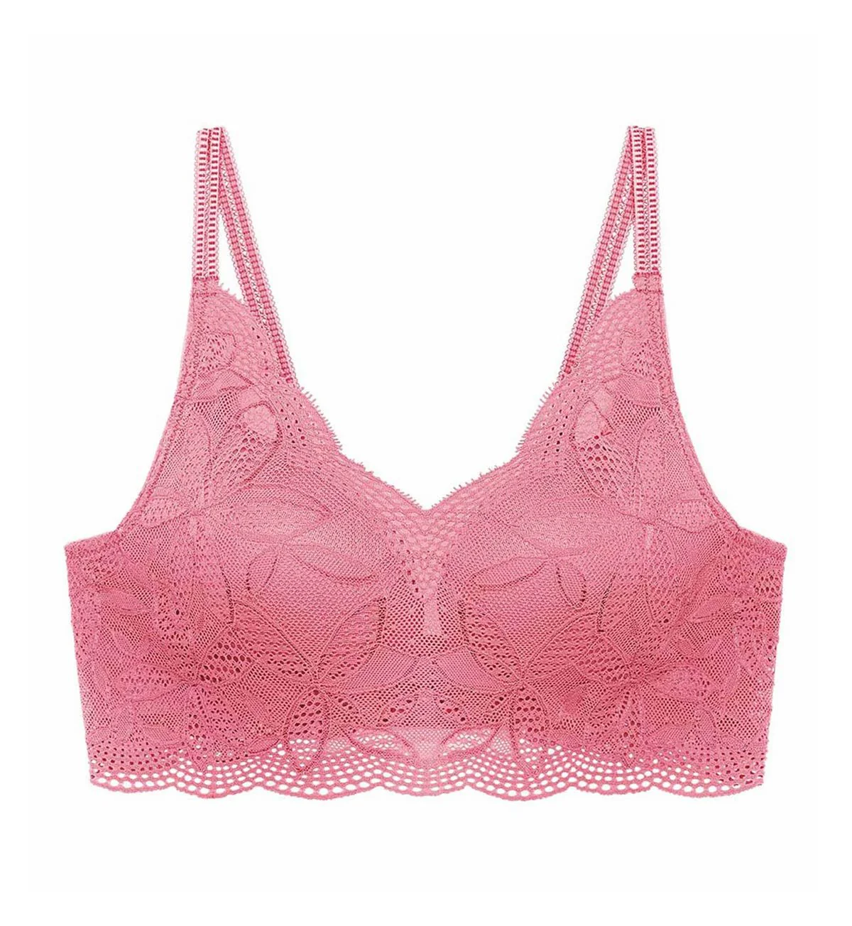 Aqua Jade Non-Wired Push Up Deep V Bra