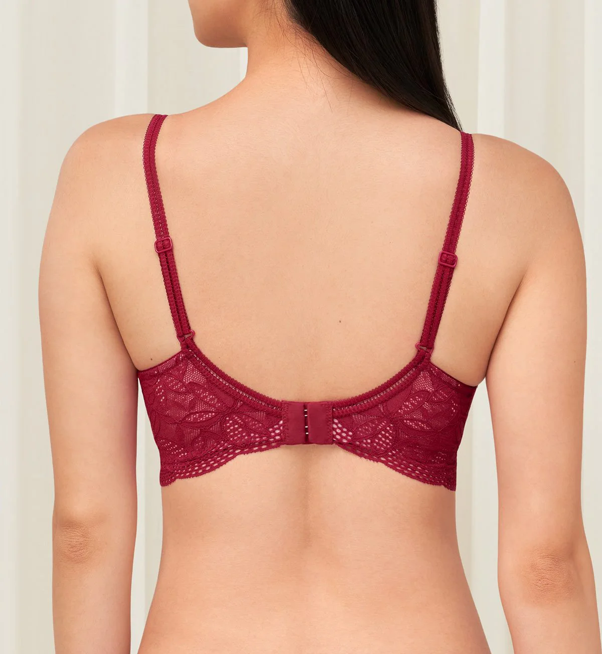 Aqua Jade Non-Wired Push Up Deep V Bra - Image 3