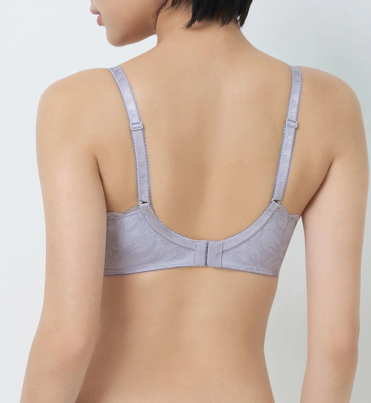 Aqua Moon Flower Wired Push Up Deep V Bra - Image 3