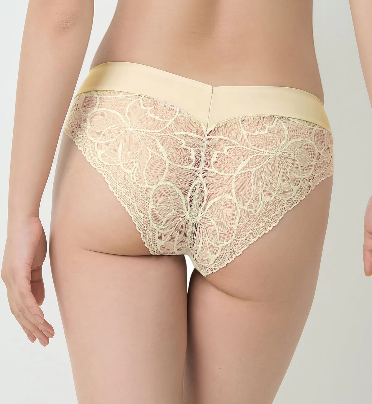 Body Make Up Illusion Lace High Leg Brief - Image 3