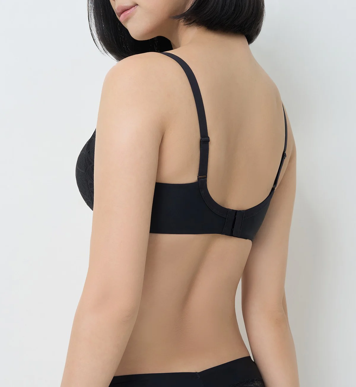 Body Make Up Illusion Lace Wired Half Cup Padded Bra - Image 3