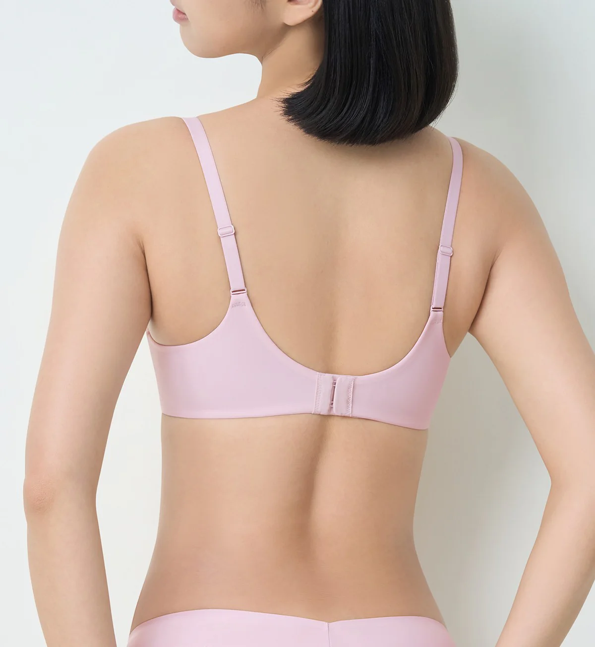 Body Makeup Illusion Lace Wired Push Up Deep V Bra - Image 3