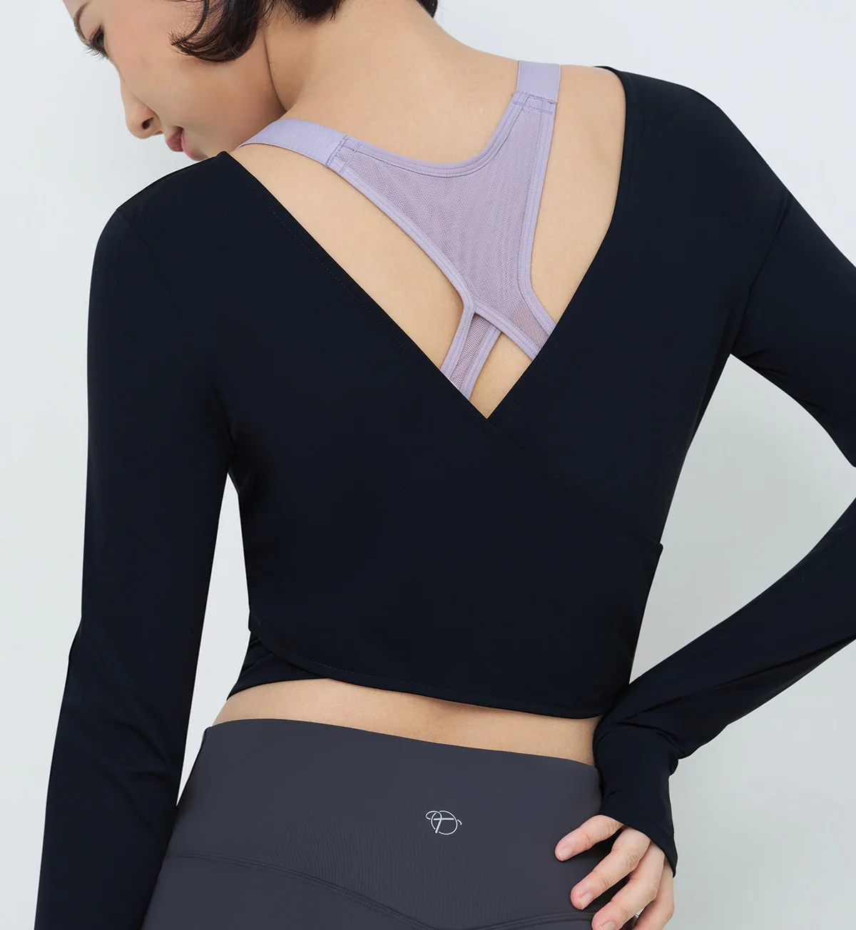 City Flow That's A Wrap Long Sleeve Top - Image 3