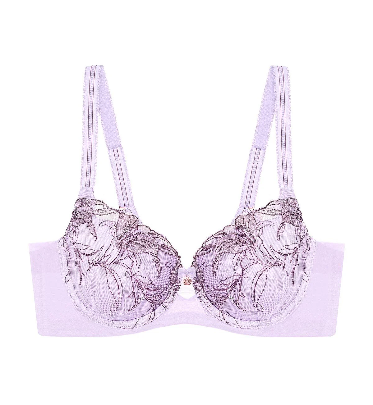 Florale Orchid Wired Push Up Bra