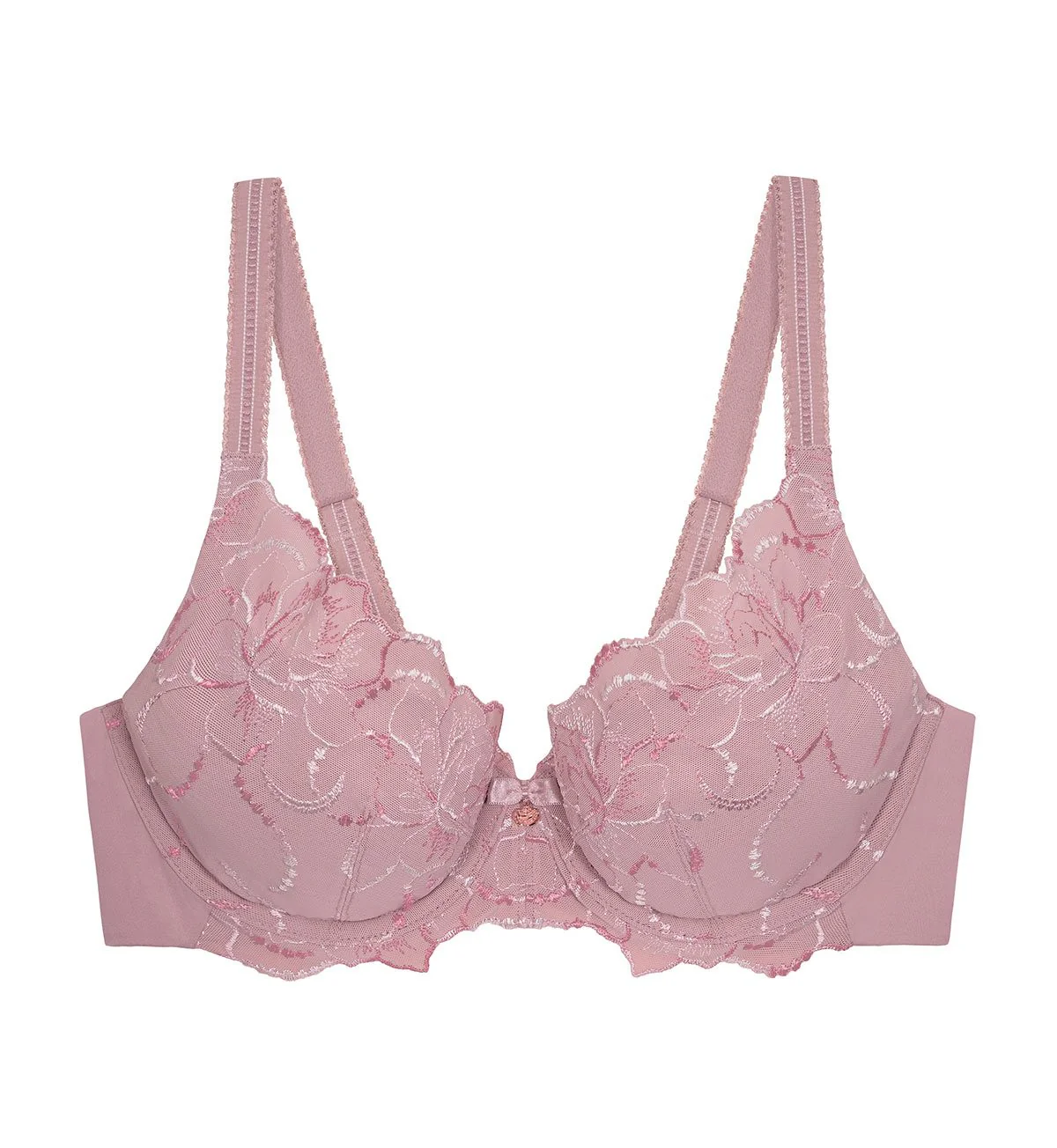 Florale Romantic Gardenia Wired Padded Deep V Bra