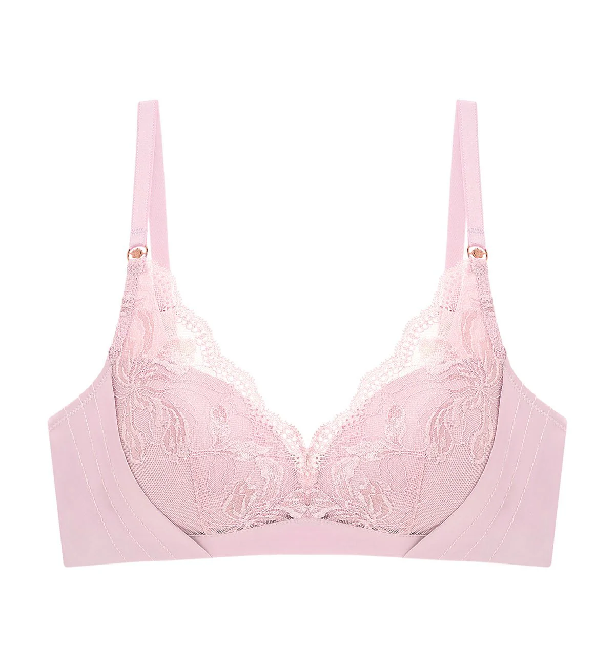 Florale Rose Lilies Non-Wired Padded Bra