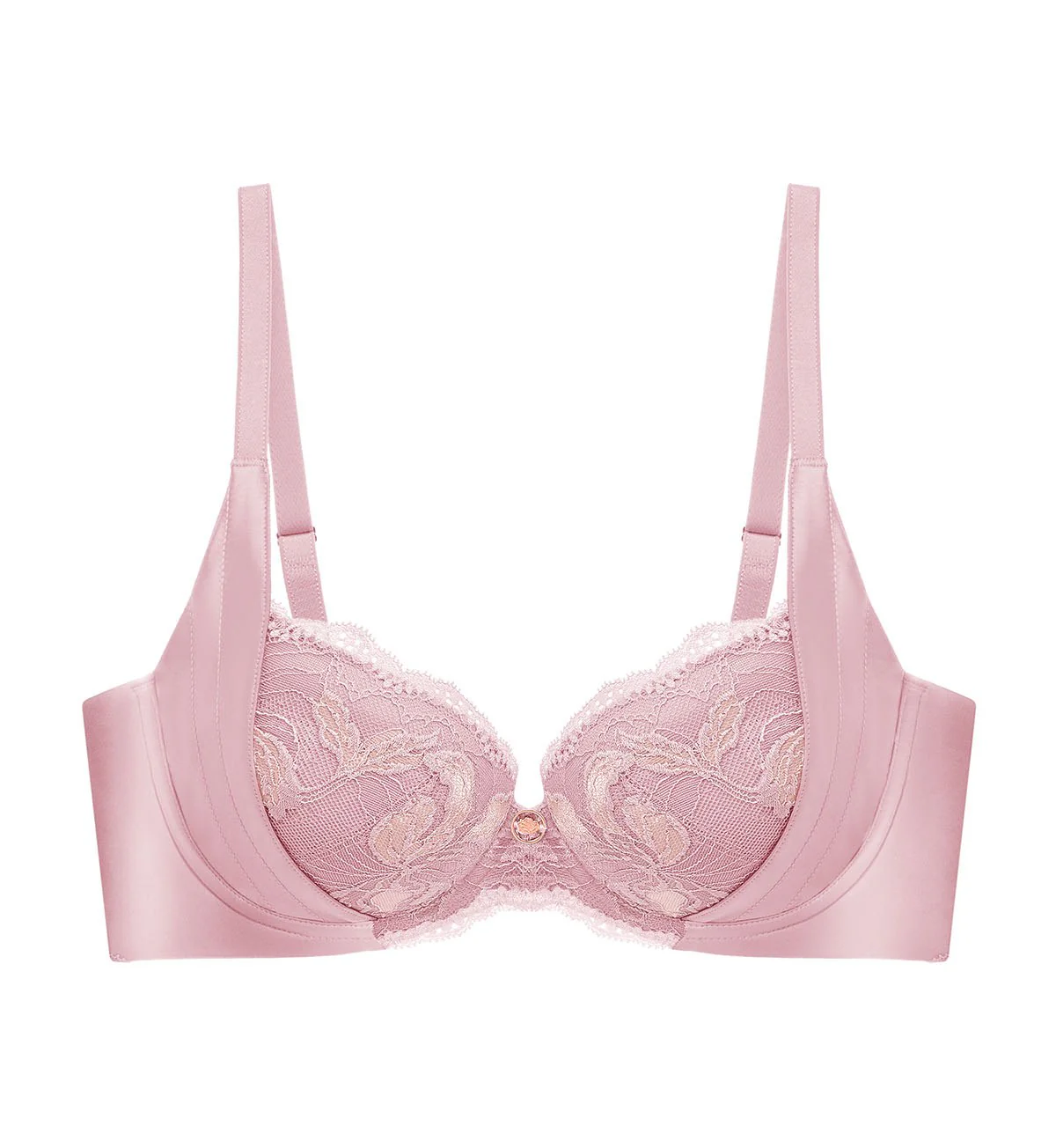 Florale Rose Lilies Wired Padded Push Up Bra