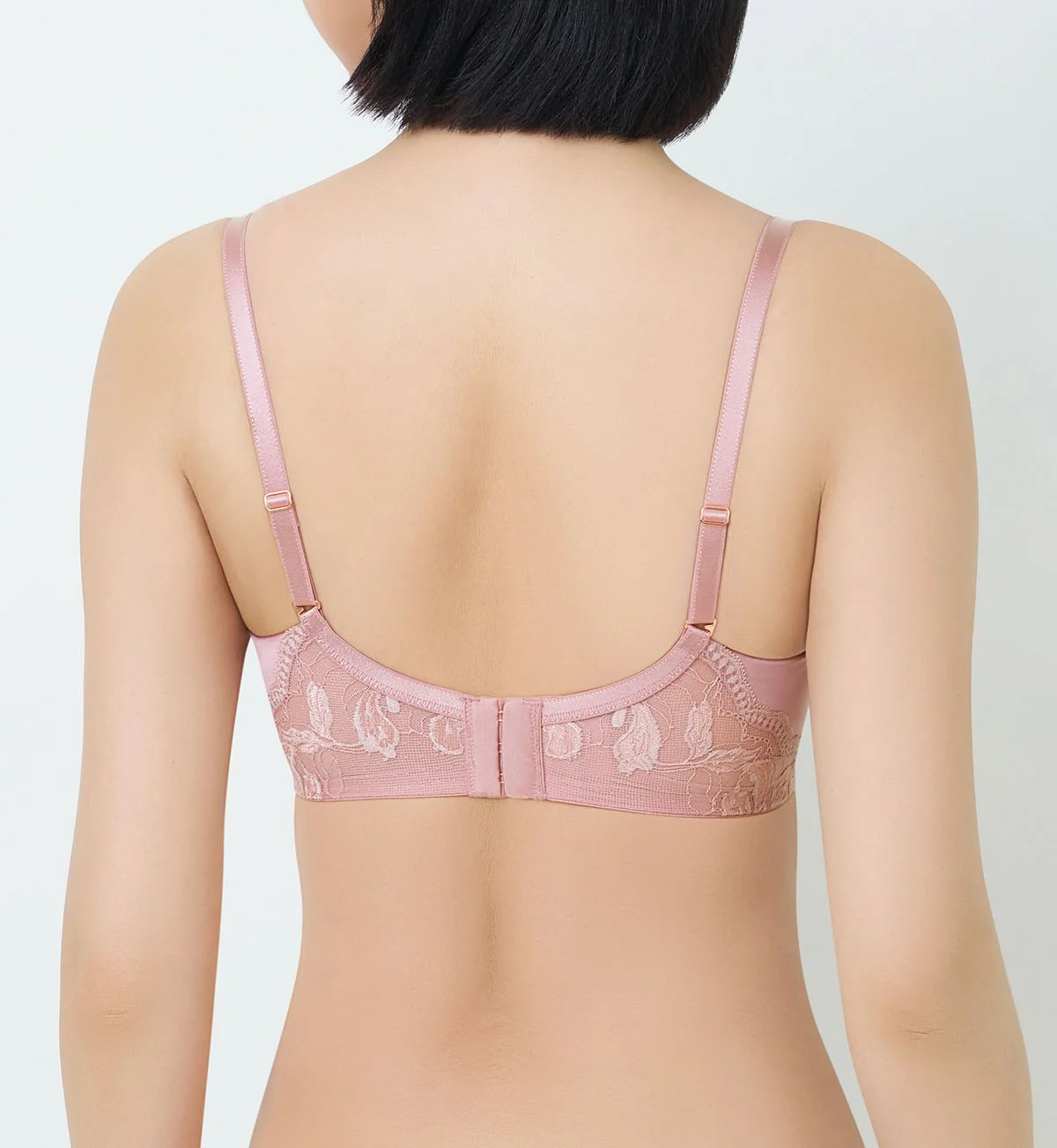 Florale Rose Lilies Wired Padded Push Up Bra - Image 3