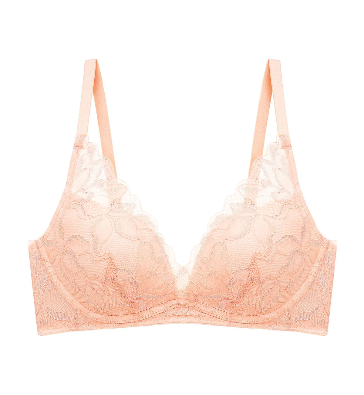 Magnolia Lace Non Wired Push Up Deep V Bra