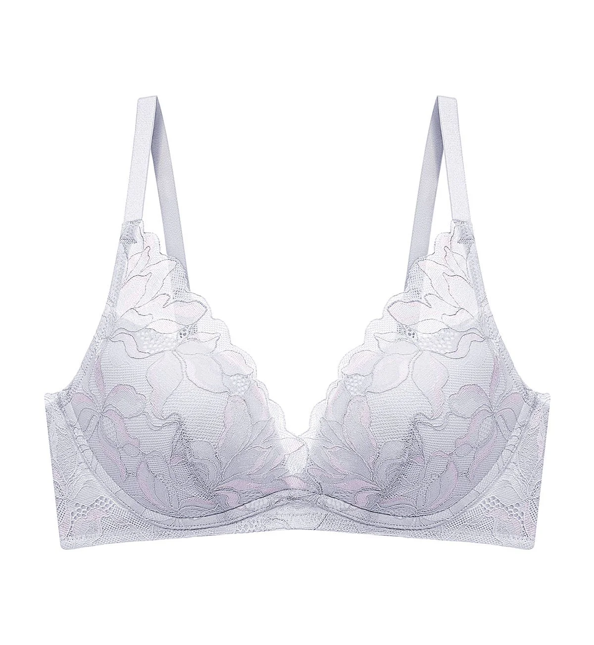 Magnolia Lace Non Wired Push Up Deep V Bra