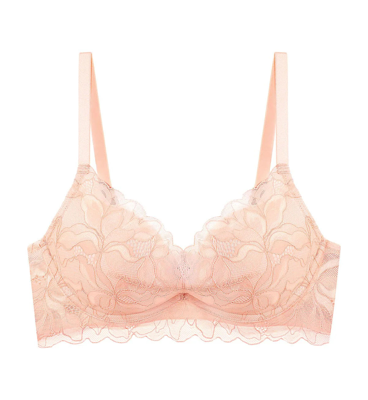 Magnolia Lace Wired Push Up Deep V Bra
