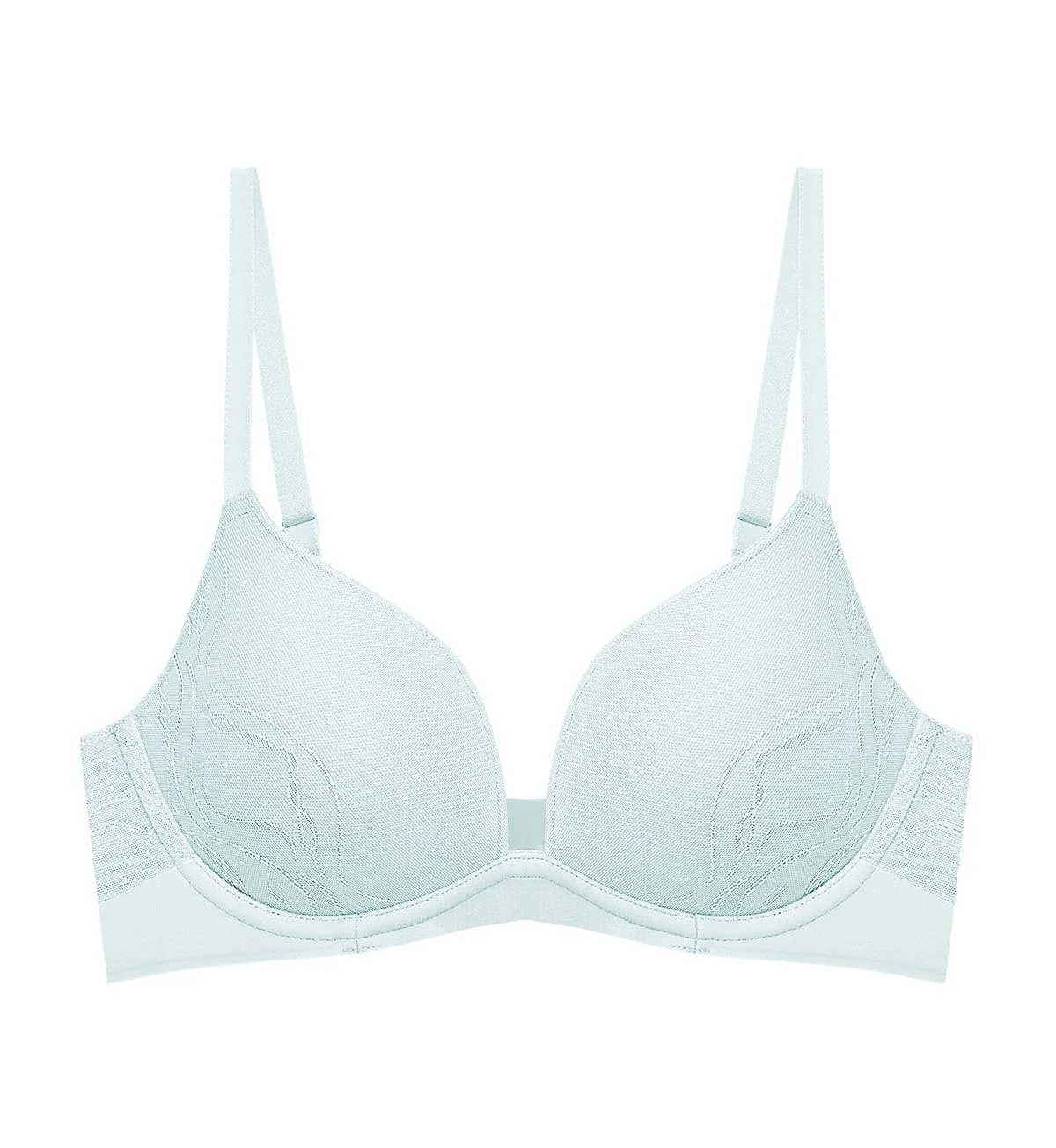 Sheer Breeze Non-Wired Push Up Sweetheart Bra