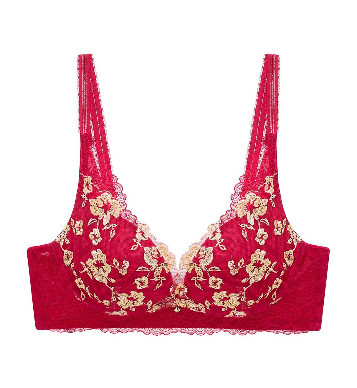 Shuting Qiu Collaboration Non-Wired Push Up Deep V Bra