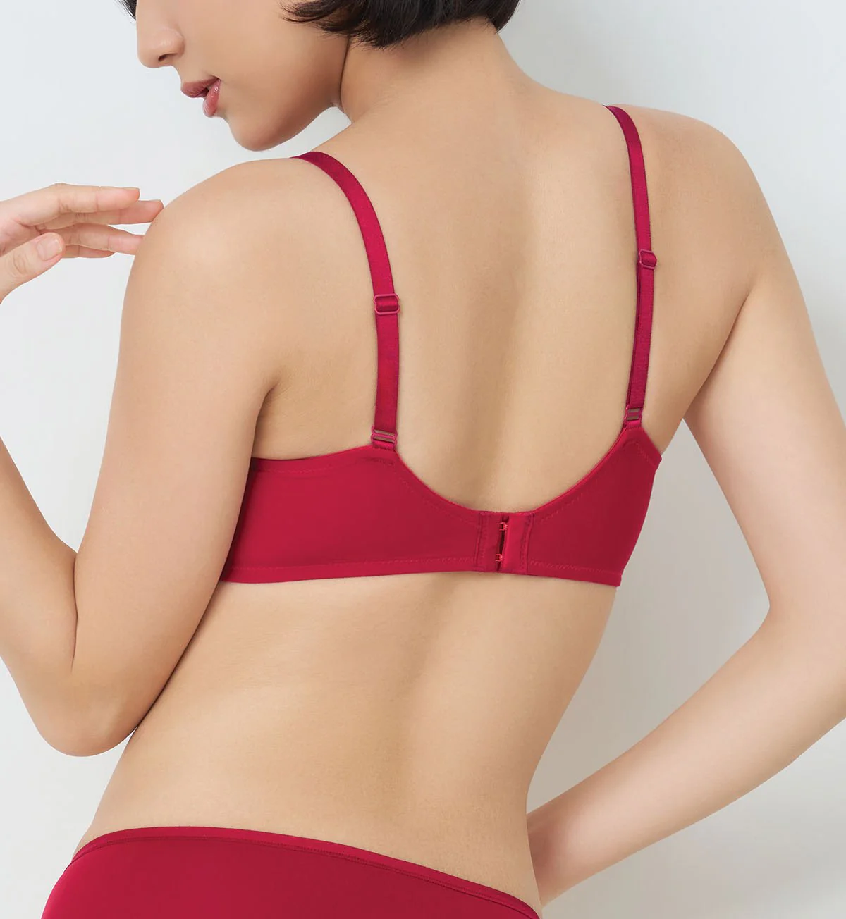 Simply Everyday Chic Non-Wired Push Up Deep V Bra - Image 3