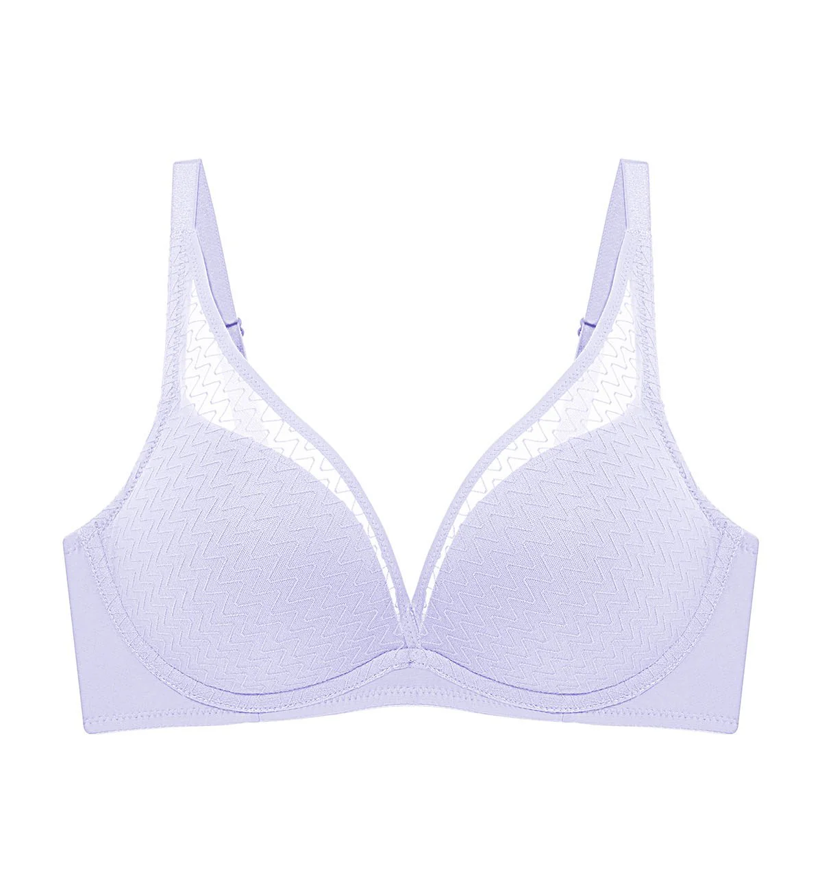Simply Everyday Chic Non-Wired Push Up Deep V Bra