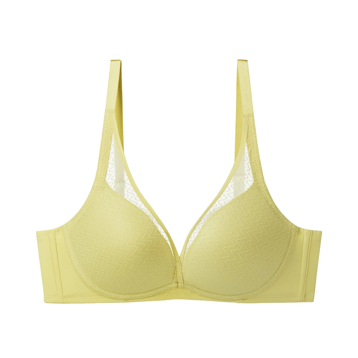 Simply Everyday Chic Non-Wired Push Up Deep V Bra