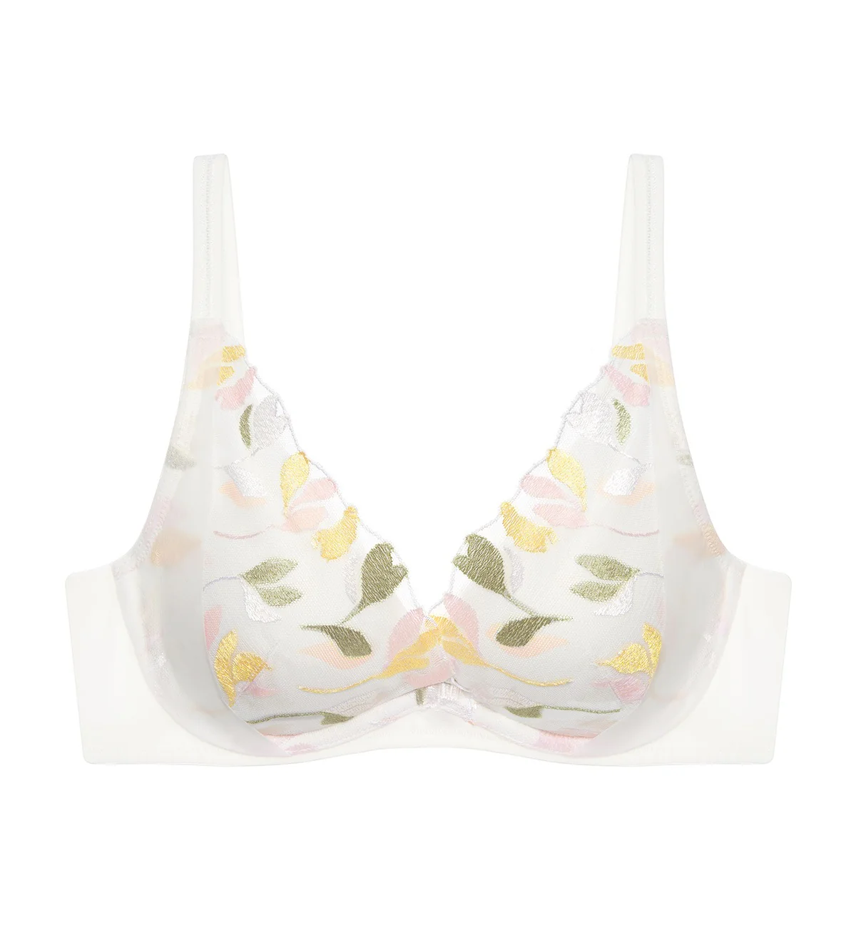 Spring Embroidery Wired Push Up Bra