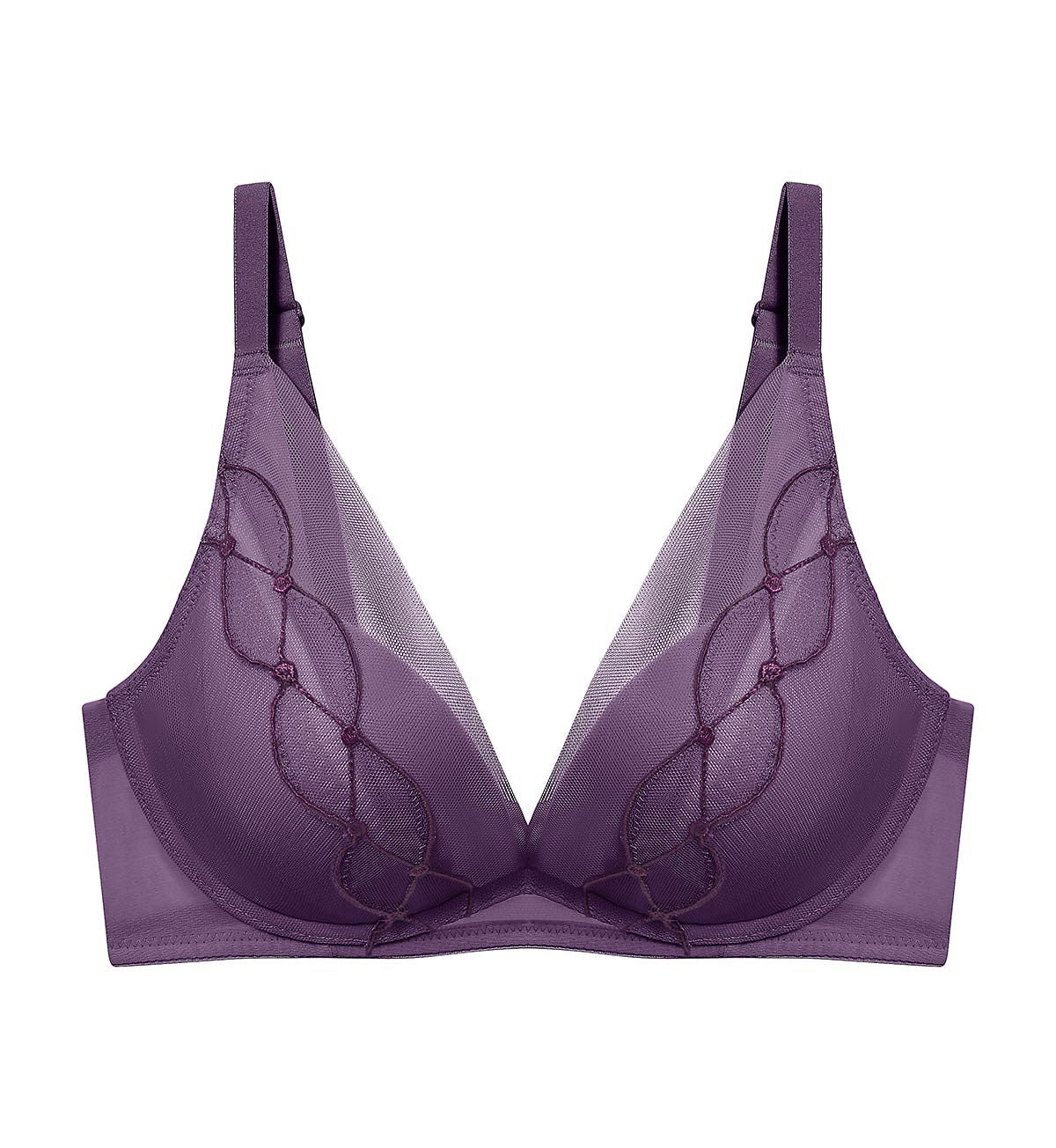 Style Seduction Non Wired Push Up Deep V Bra