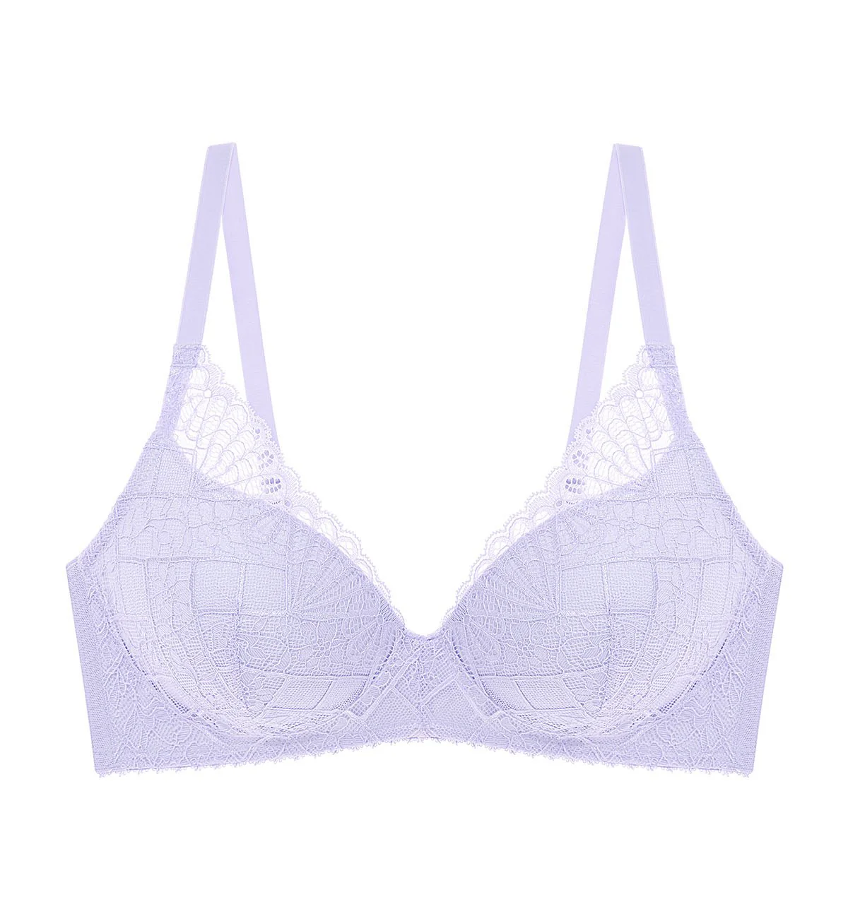 Style Shell Non-Wired Push Up Deep V Bra