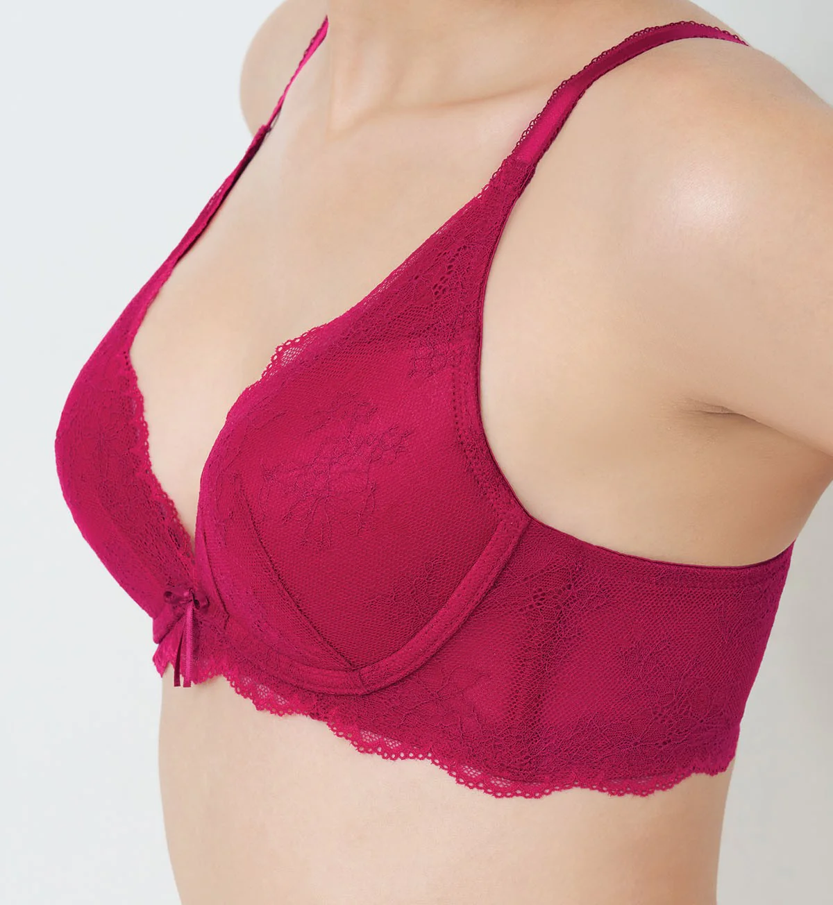 Tri-Air Lite Luna Non-Wired Push Up Deep V Bra - Image 4