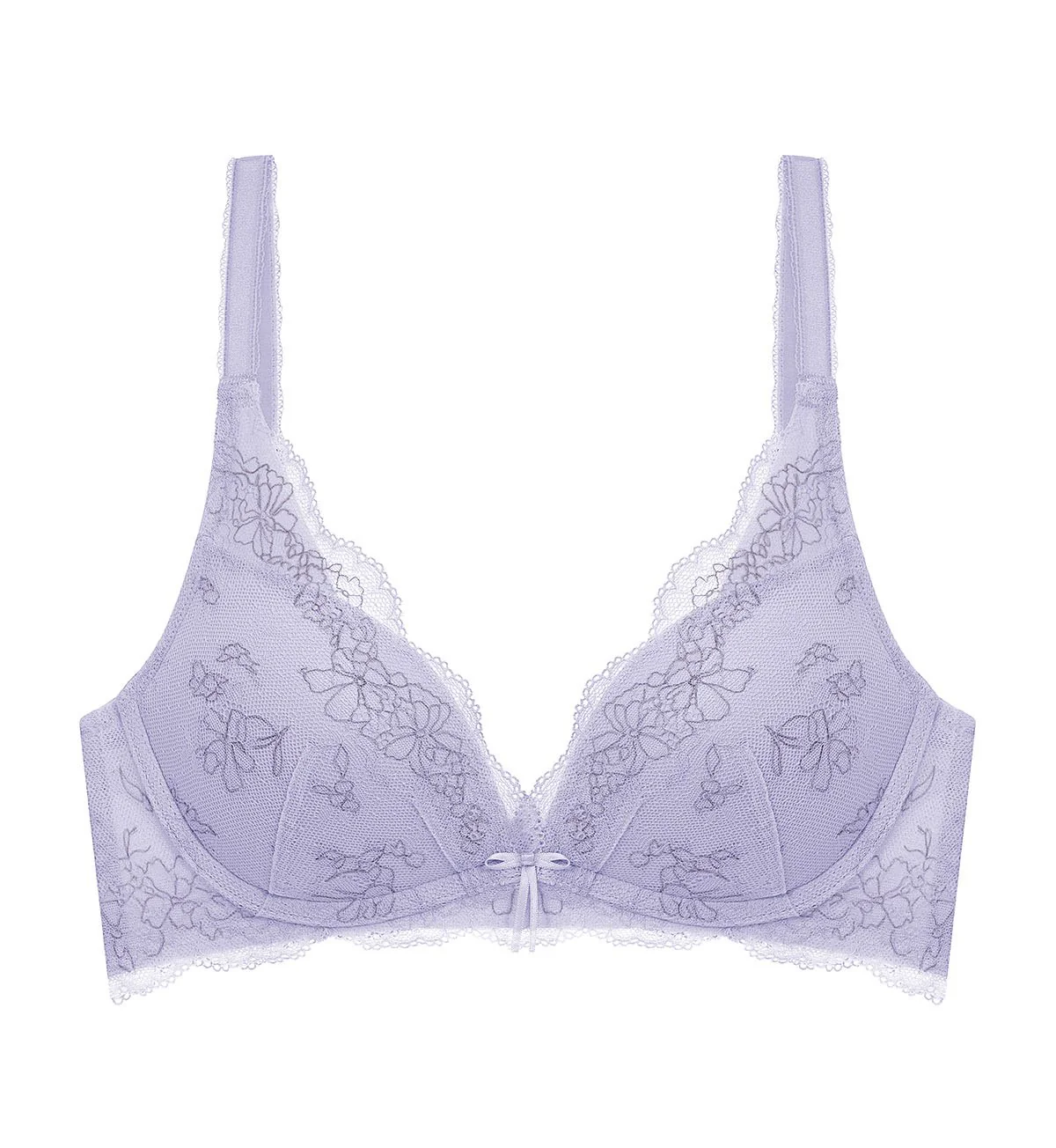 Tri-Air Lite Luna Non-Wired Push Up Deep V Bra